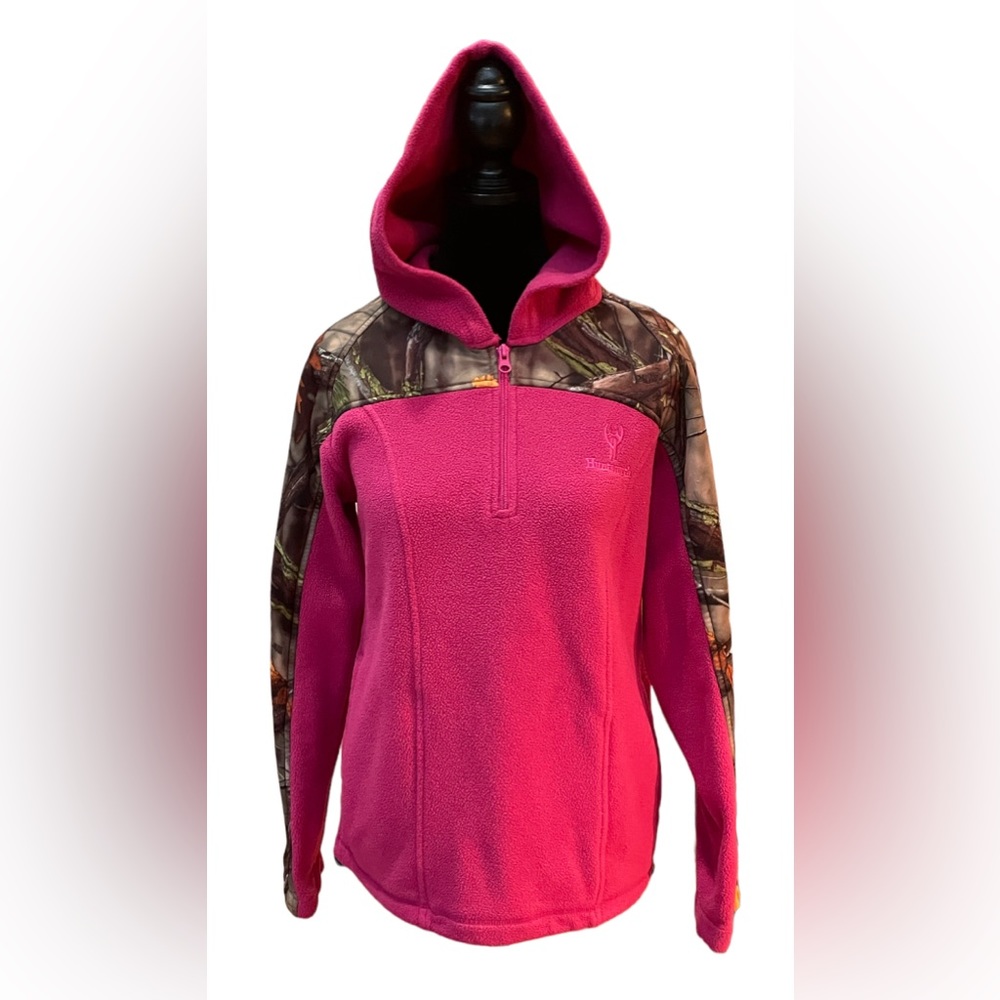 Huntworth: Camo & Pink Fleece Jacket